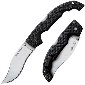 Cold Steel CS29AXVS Voyager XL 5.5" Serrated AUS-10A Blade Folding Knife