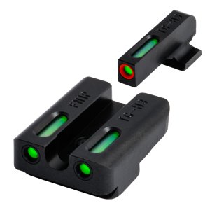 TruGlo TG13FN1PC TFX Pro Sights Black Green Tritium Fiber Optic FNH FNP-9