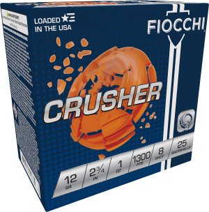 Fiocchi 12CRSR8 Exacta Target Crusher 12 Gauge Shotgun Shell