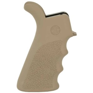 Hogue AR-15 M16 Rubber Beavertail Grip Finger Grooves Dark Earth 15023