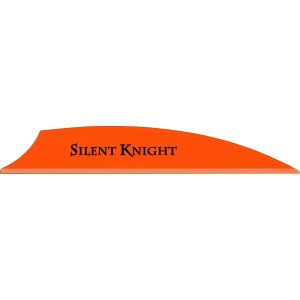Flex Fletch Silent Knight Vanes Blaze Orange 3" 36-Pack