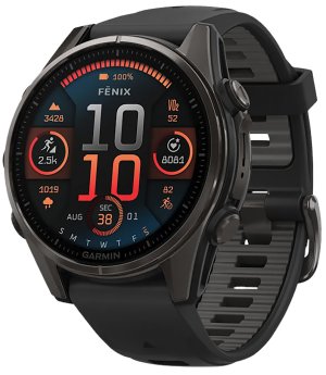 Garmin 010-02903-20 Fenix 8 43mm AMOLED Gray/Titanium Watch