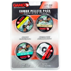 Gamo 632092954 Combo Assort .177 Cal Match Hunter Mag & MP Pellets