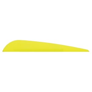 Bohning Bronco Vanes Neon Yellow 4 In. 100 pk 10502NY4