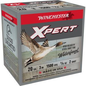 Winchester WEX2032 20 Gauge 3 in 7/8 oz 2 Shot 1500 fps Shotshells
