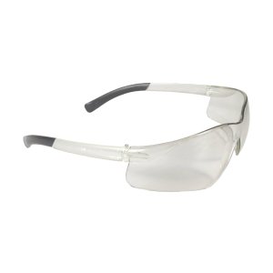 Radians HN0110CS Clear Glasses Rubber Tipped ANSI Z87.1+ 99.9% UV Protectio