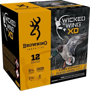 Browning Wicked Wing XD Extra Distance 12 Gauge 3.5" 1 1/2 oz 2 Shot