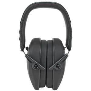 Walker's GWP-RSMPAS Razor Slim Passive Muff NRR 27dB Black