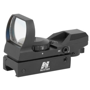 NcStar D4B Reflex Optic 3 MOA Red Dot 4 Reticles Black Anodized