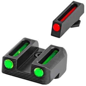 TruGlo TG131G3 Fiber-Optic Front & Rear Sights Red/Green