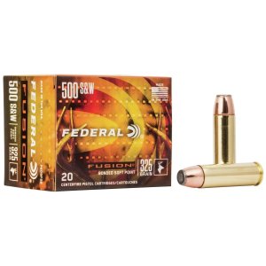 Federal F500FS2 Fusion Handgun 500 S&W Mag 325 gr Fusion Soft Point Ammo