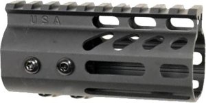 Guntec USA GT-4MLK AR-15 4" Ultra Lightweight M-LOK Handguard Black