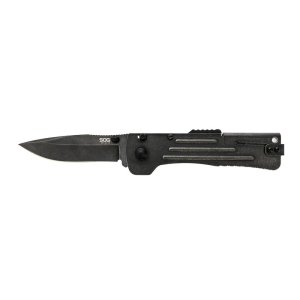 SOG Slim Jim 2.0 Assisted Folding 3.2In Clip Point Blade Black