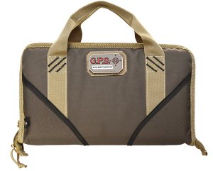 GPS 1485PCMF Memory Foam Pistol Case Large Lockable Zippers