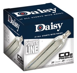 Daisy Manufacturing 7025 Powerline CO2 Cylinder 12 Gram 25 Pack