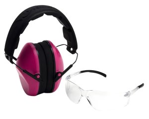 Pyramex Safety VGCOMBO210 Eye & Ear Protection NRR 24dB Pink