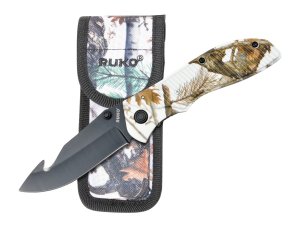 RUKO RUK0106GHTND 440A Tundra Guthook Folding Knife (UPC 981682)