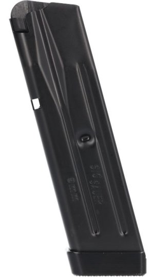 Sig Sauer 8901372 P320 9mm 10-Round Magazine Aluminum Base Black