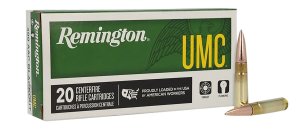 Remington UMC 26854 300 Blackout 150 gr Full Metal Jacket 20 Rounds