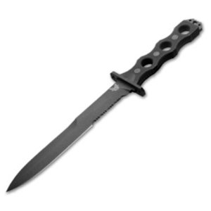 Benchmade 185SBK SOCP 7.11" CPM-3V Cobalt Black Blade G10 Handle
