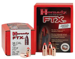 Hornady FTX Hunting 44 Caliber .430 265 Grain Flex Tip Bullets