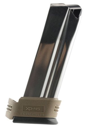 Springfield Armory XD4551 .45 ACP 10 RD Magazine Stainless Steel Dark Earth
