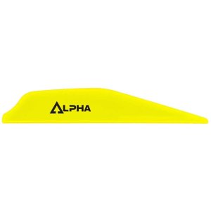 Bohning 101062NY28 Alpha Vanes Neon Yellow 100pk AR1250 Material