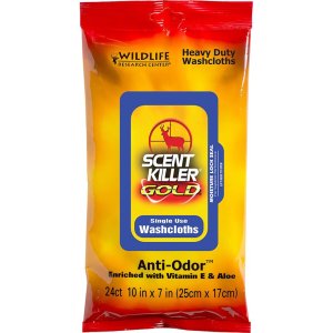 Wildlife Research Center Scent Killer Gold HD Washcloths 12 pk