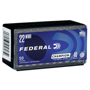 Federal Premium 737 Champion Training 22 WMR 40 gr FMJ 50 Box