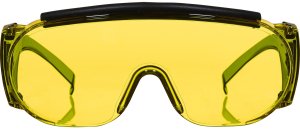 Allen 2170 Fit-Over Glasses Yellow Lens Gray Frame ANSI Z87