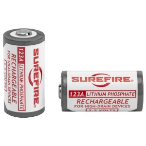 Surefire SFLFP123 Rechargeable Batteries 2/ct