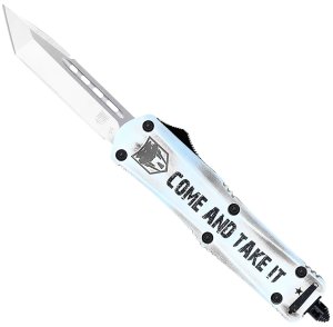 CobraTec SCATIFS3TNS FS-3 3" OTF Tanto D2 Blade White Aluminum Handle