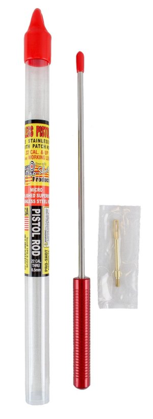 Pro-Shot 1PS82226 Micro-Polished .22 Cal Pistol Cleaning Rod 8" Stainless