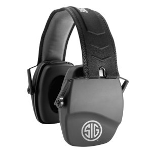 AXIL Trackr Passive Compact Earmuffs Black Medium 25dB SNR