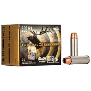 Federal P500SA Premium Hunting 500 S&W Mag 325 gr Swift A-Frame (SWFR)