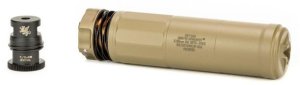 Griffin Armament GADLHRT5FDEW Silencer DUAL-LOK HRT-556 FDE 5.9" 14.4oz
