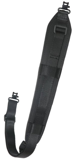 Outdoor Connection AD20913 Padded Sling 1 Inch Black Nylon Talon QD Swivels