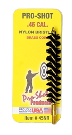 Pro-Shot Nylon Rifle Bore Brush With Brass Core .4