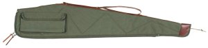 Bob Allen 14538 Canvas Rifle Case 48" Green with Quilted Flannel Lining