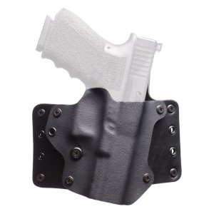 BlackPoint Tactical Leather Wing Holster Glock 17 22 31 Right Hand Black