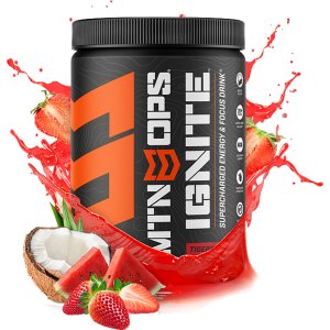 MTN OPS Ignite Tigers Blood Energy Drink 20+ Hr Focus Formula