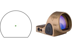 TRIJICON SRO 2.5 MOA Adjustable LED Green Dot Coy Brown