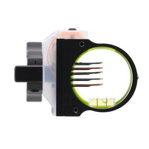 Black Gold Rush Archery Sight 5 .019 Pins 4 Dovetail Micro .019 RH Black