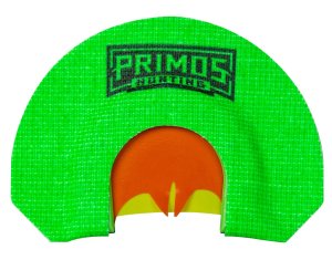 Primos PS1267 Lucy Diaphragm Call 3 Reed Bat Cut Green Plastic