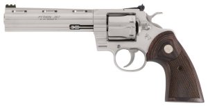 Colt ZPYTHONSP6WFTG Target Python .357 Mag 6" SS Walnut 6RD Blemished