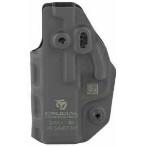 Crucial Concealment Covert 1021 Kydex IWB Holster Ambidextrous Black