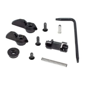 TriggerTech ARSSNB49YCM AR Safety Selector Ambidextrous 45/90 Degree Black