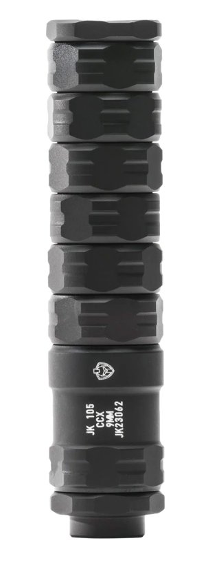 JK Armament JK105CCX9 9mm Concealed Carry Suppressor 1/2x28 Compact