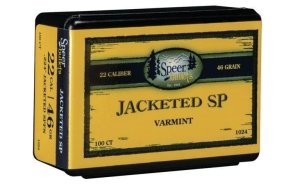 Speer 1017 Bullet .22 Cal .224 40gr Spire Point