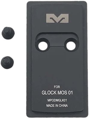 Meprolight 901141020 MPO PRO-F Matte Black Aluminum Glock MOS Mount Plate